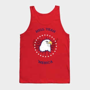 hell yeah america Tank Top